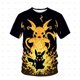 thumbnail image 2 of Camiseta de dibujos animados de Pikachu para niños de Pokemon Spirit Baokemeng, camiseta cómoda de verano 2023 para niños 150 heqiyong CONDUJO, 2 of 2