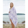 thumbnail image 2 of Purple Floral Beach Towels Oversized Super Absorbent, Hydrangeas Flower Spring Summer Botanical Lightweight Bath Towel Quick Dry Sets For Bathroom/Pool/Rv Camping/Beach Play/Gym Room/Picnic 31"x62", 2 of 8