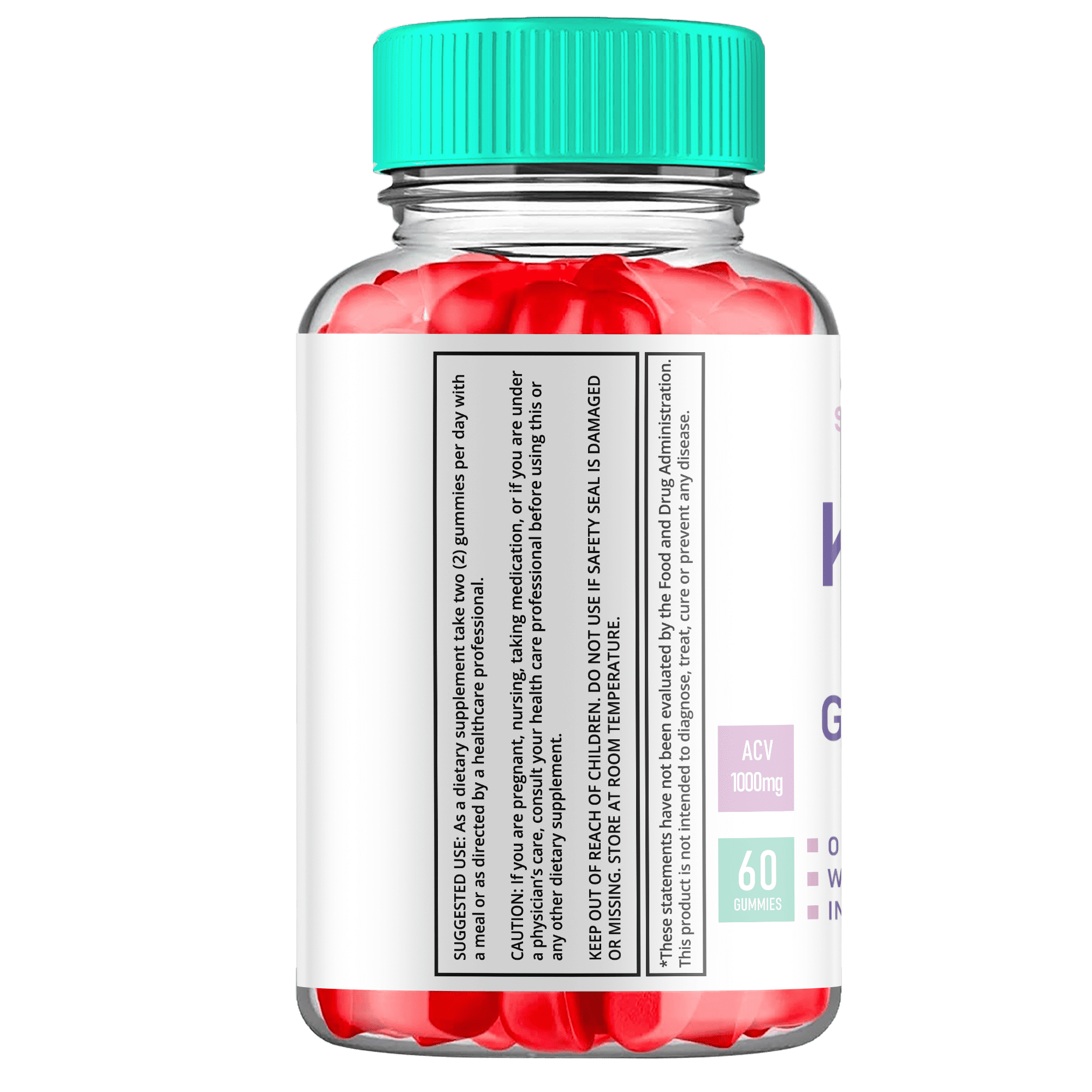 (5 Pack) Slim Fusion - Keto ACV Gummies - Apple Cider Vinegar Supplement for Weight Loss - Energy & Focus Boosting Dietary Supplements for Weight Management & Metabolism - Fat Burn - 300 Gummies
