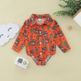 thumbnail image 2 of TAIAOJING Baby Boy Girl Fall Clothes Boy Fall Winter Clothes Cow Print Romper Long Sleeve Onesie Shirt Romper Outfit 18-24 Months, 2 of 4