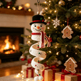 thumbnail image 3 of Crochet Christmas Spiral Ornament DIY Kit, 3D Christmas Hanging Decor with Soft Yarn & Ergonomic Hook for Beginner Crafters, 3 of 8