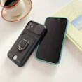 thumbnail image 5 of Designed for iPhone 13 Pro Case with Camera Cover & Kickstand, Slide Lens Protection + Magnetic Ring Stand, Crossbody Strap,6.1 Inch,Black, 5 of 12