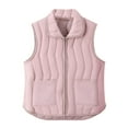 thumbnail image 2 of Ailaofu Women's Lightweight Quilted Puffer Vest Zip up Sleeveless Cropped Down Jacket Causal Winter Waistcoat Outerwear, 2 of 7