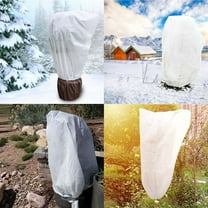 Weloille Plant Covers Freeze Protection, Tree Cover for Winter, Rose Bush Shrub Frost Resistance Bags, Heavy-Duty Outdoor Blanket