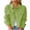 Green, variant on Womens Cropped Jean Jacket Casual Long Sleeve Fall Coat Sprint Jackets Loose Fitted Lapel Button Down Thin Denim Jackets with Pocket