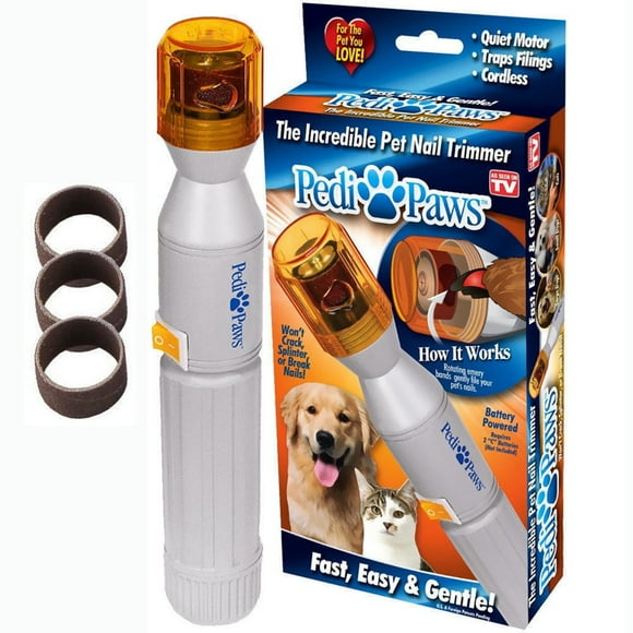 Quistrepon Broyeur d'Ongles pour Animaux Broyeur Électrique Aiguiseur d'Ongles Outil de Beauté pour Chien et Chat Ciseaux de Soin des Animaux