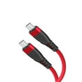 thumbnail image 5 of Bemz USB C Cable, Heavy Duty USB C to USB C Cable (3 Pack, 3 Feet), 60W/3A Power Delivery Charger Cable for Cricket Outlast - Red, 5 of 7