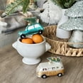 thumbnail image 6 of Stp Goods Retro Car Glass Christmas Ornament Set of 2 Hand-Painted Christmas Tree Ornament Christmas Tree Hanging Decorations, Blue and Gold, 6 of 7