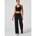 thumbnail image 5 of Women'S Casual Pants Wide-Leg Sweatpants with Pockets Y2K Black M, 5 of 9