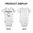 thumbnail image 3 of My Big Sister Is A Podengo Portugueso Medio Dog Cute Baby Clothing Bodysuits Unisex, 3 of 5