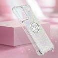 thumbnail image 6 of Case for Motorola Moto G 5G 2024 Case Girls Women Glitter Clear TPU Cute Bling Love Quicksand Sparkle Case with Stand Shockproof Liquid Case for Moto G 5G 2024 Colorful YBZ, 6 of 14