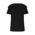 thumbnail image 5 of Giftesty Women's Casual Summer T-Shirt Cutout Tunic Ruffle Sleeve Top Blouse, 5 of 6