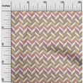 thumbnail image 1 of oneOone Viscose Chiffon Fabric Herringbone Geometric Decor Fabric Printed BTY 42 Inch Wide, 1 of 1