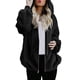 thumbnail image 2 of Puntoco moda mujer cálido manga larga Casual sólido cremallera abrigo con capucha blusa Puntoco Puntoco-2192, 2 of 9
