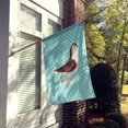 thumbnail image 2 of Carolines Treasures BB8117CHF Grand Pigeon Bleu Check Maison Drapeau de Toile, 2 of 4