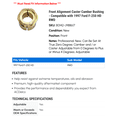 thumbnail image 2 of Front Alignment Caster Camber Bushing - Compatible with 1997 Ford F-250 HD RWD, 2 of 2
