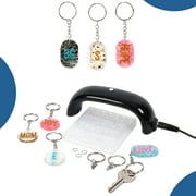 BLUE MOON BEADS Blue Moon Beads UV Resin Monogram Keychain-Making Kit