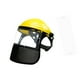 thumbnail image 2 of Protector facial transparente Equipo de protección ligero para tareas de paisajismo Jardinería Amarillo, 2 of 8