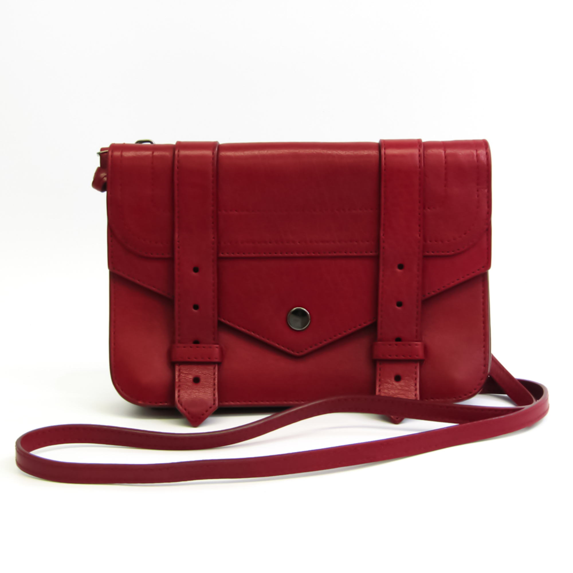 Authenticated Used Proenza Schouler Cross Body Women's Leather Shoulder Bag  Red Color - Walmart.com