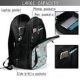 thumbnail image 4 of Pofeuu Animal Dog Print Storage Laptop Backpack with USB Charging Port[Water Resistant] College Computer Bookbag Fits, 4 of 7
