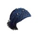 thumbnail image 1 of Diadema floral de encaje y perlas para mujer, diseño vintage, elástica, transpirable, banda ancha y suave, sujeción firme, ideal para el día a día, fiestas, Navidad y Año Nuevo, regalo, 1 of 3
