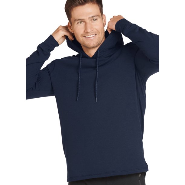 Jockey Men Lightweight Fleece Pullover Hoodie