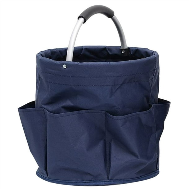 Cesta de Almacenamiento para Acampar Al Aire Libre, Cesta de Picnic Portátil, Cesta Plegable para Herramientas de Jardín con Asa, Bolsa de Almacenamiento Grande, A