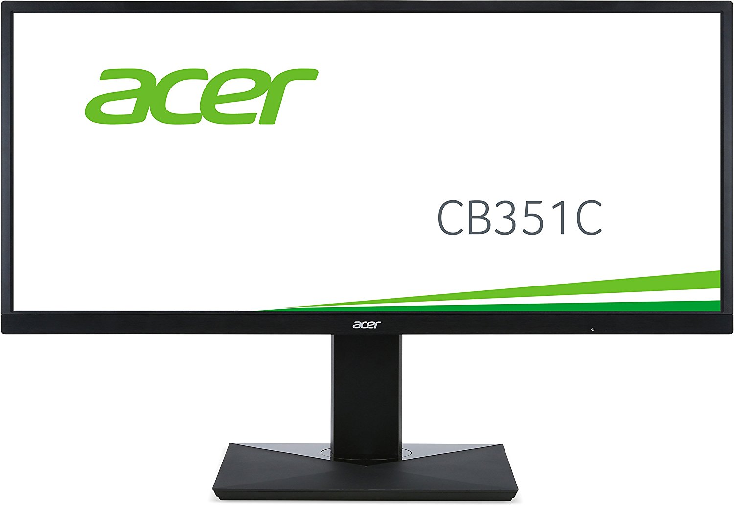 Acer CB351C 35 inch 21:9 UltraWide 2560 x 1080 4ms DVI-DL HDMI DP USB3.0 Black LED Monitor - image 3 of 6