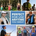 thumbnail image 6 of COCOBELA 5Packs Cooling Neck Towels, Cooling Neck Wraps,Soft Ice Chilly Towels for Hot Weather Workout, Gym, Fitness, Running, Yoga, Sport & More Activities(40"x 12"), 6 of 8