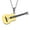 Golden, variant on Opvise Men Women Rock Guitar Pendant Stainless Steel Necklace Jewelry Musician Gift
