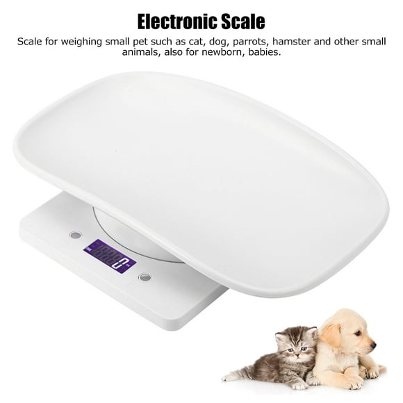 LHCER 10kg/1g Digital Small Pet Weight Scale for Cats Dogs Measure Tool Electronic Kitchen Scale,Pet Scale,Electronic Scale