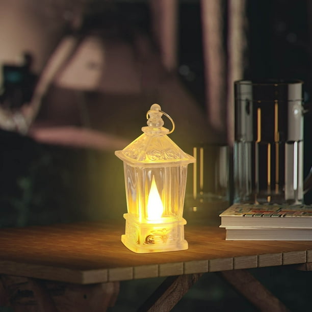 Vela LED de té con forma de linterna pequeña, ideal para bodas, cumpleaños, San Valentín, Navidad y fiestas.