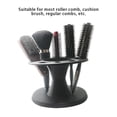 thumbnail image 6 of More Stable Hair Brush Holder, 8 Holes Hair Brush Shelf, Hair Salon Shop Salon Shop Home Salon Tools For Professional Stylist Black, 6 of 8