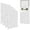 White, variant on Pleated Window Shades Temporary Window Blinds Cordless Light Filtering Pleated Fabric Shade Room Darkening Shades for Living Room Bedroom