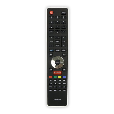 EN33922A EN-33922A Remote Control for HISENSE LED LCD HDTV with NETFLIX Button