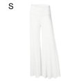 thumbnail image 2 of Sonducket Pantalones Pantalones de yoga de cintura alta Pantalones de mujer de pierna ancha Pantalones deportivos Ropa alta Prendas para la parte inferior del cuerpo Blanco S, 2 of 4