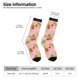 thumbnail image 2 of Fotbe Strawberry Floral Calcetas Largas con Estampado para Hombre y Mujer – Calcetas de Compresión Transpirables y Elásticas, Viajar y Uso Diario Talla 5-11, 2 of 6
