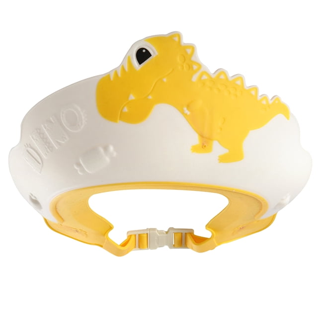 Baby Shampoo Hat Shampoo Cap Shampoo Hat Children Shampoo Cap Cute Dinosaur Cartoon Shape Soft Efficient Drainage Portable Baby Bathing Hat Yellow ANGGREK AC7275
