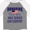 thumbnail image 4 of Inktastic Veterans Day Military Honoring Those Who Serve Boys or Girls Long Sleeve Baby Bodysuit, 4 of 5