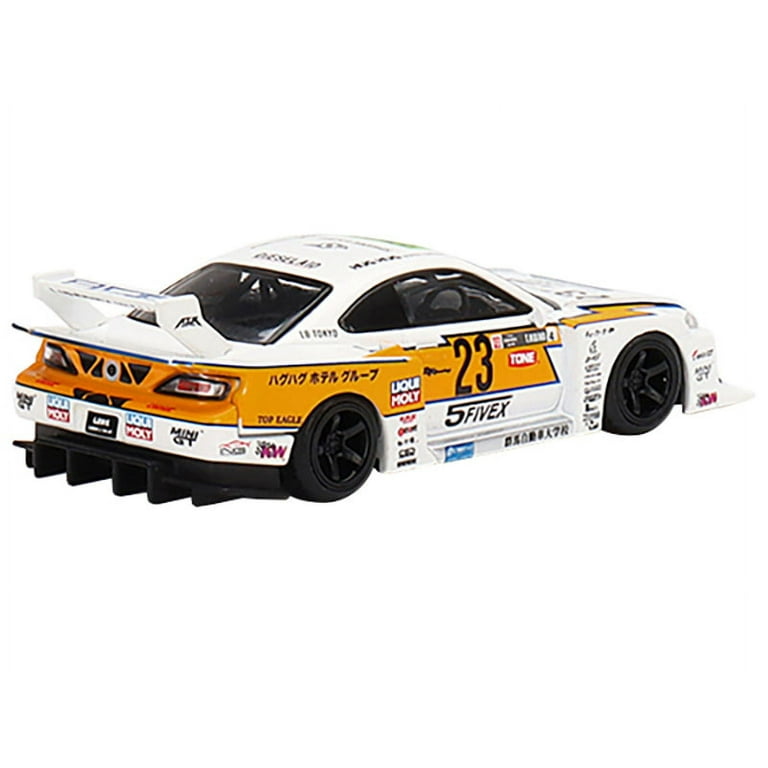 Diecast Nissan S15 Silvia LB-Super Silhouette #23 RHD (Right Diecast Nissan S15 Silvia LB-Super Silhouette #23 RHD (Right