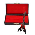 thumbnail image 4 of Bass Model Miniature Wooden Simulation Guitar Model Musical Instrument OrnamentsRed, 4 of 5