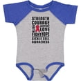 thumbnail image 3 of Inktastic Sickle Cell Awareness Strength Courage and Support Boys or Girls Baby Bodysuit, 3 of 5