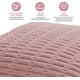 thumbnail image 2 of 4 Fundas de cojín Decorativas, Funda de cojín de Pana para sofá, Funda de Almohada a Rayas de Estilo Bohemio de Pana Suave para sofá, Cama, Recámara, Sala de Estar. (Rosa Claro), 2 of 4