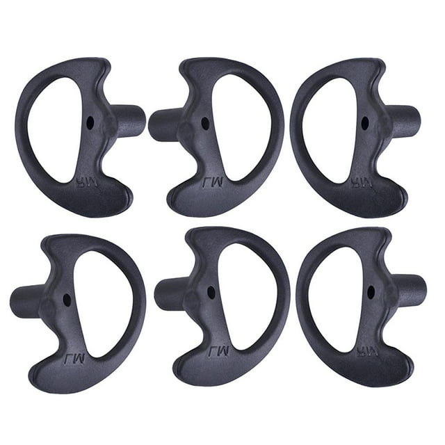 3 Pares de Tapones para los oídos de gel de repuesto Soledad para Todos los de Radio Bidireccional de Doble Bobina de Aire