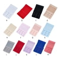 thumbnail image 3 of Extension Sangle Soutien-Gorge Extensions 3 Rangs 3 Crochets Extensibles Femmes Femmes Accessoires Multicolore Allongés Dos Remplacement Intimes Sous-Vêtements Blanc, 3 of 6