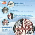 thumbnail image 3 of Wham-O Snowboogie 26" Snow Sled, Single Rider Winter Air Disc Sled for Adult Kids Ages 6+ - Red - 4 Pack, 3 of 7