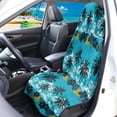 thumbnail image 3 of Binienty Tropical Palm Monstera Removable Car Sweat Towel Front Seat Cover After Beach Gym Yoga Quick Dry Washable Car Seat Protector for SUV Van Cars, 3 of 8