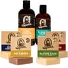 Dr. Squatch Men's Bar Soap OCEAN Expanded Pack: Men's Natural Bar Soap: Bay Rum Bar Soap, Gold Moss, Deep Sea Goat's Milk, Alpine Sage, and Cypress and Citrus Hair Care Shampoo and Conditioner