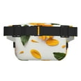 thumbnail image 3 of Rateoe Sunny Yellow SunFlower Print Fanny Pack Belt Bag for Women and Men, Square Double-Layer Waterproof Waist Pack with Adjustable Strap for Hiking, Jogging, Cycling, 3 of 9