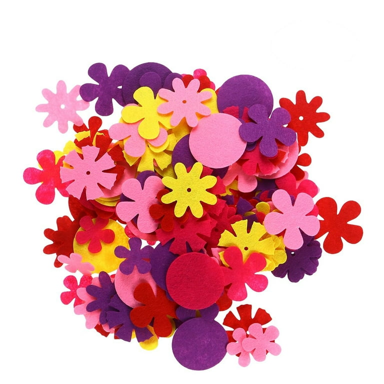 150pcs Felt Flowers Fabric Flower Embellishments For DIY Crafts Sewing  Handcraft (Random Style) 